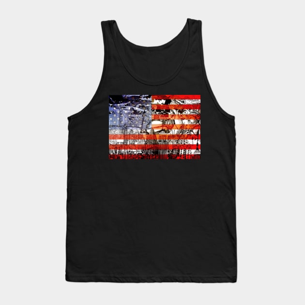 usa flag Tank Top by BekimART